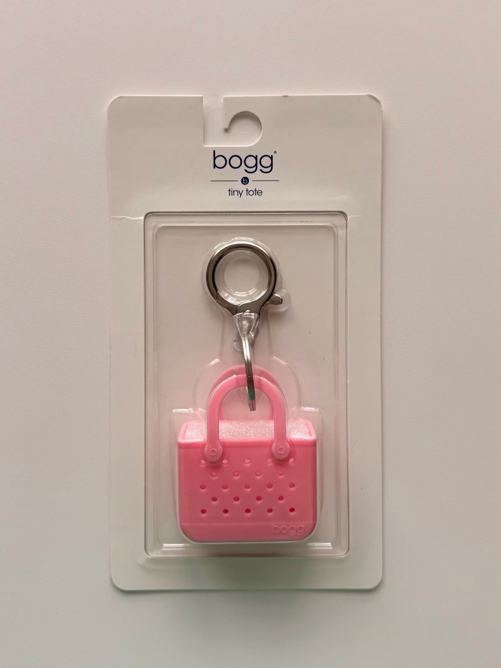 Bogg Tiny Tote Keychain - Pink